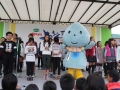 市内小学生によるこっぽりーの歌 披露
